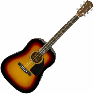 Akustiline kitarr Fender CD60SB sunburst kuusk mahagon