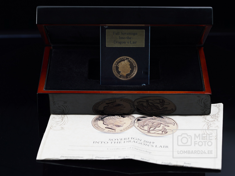 Münt Into The Dragons Lair Half Sovereign 2019 (22K)
