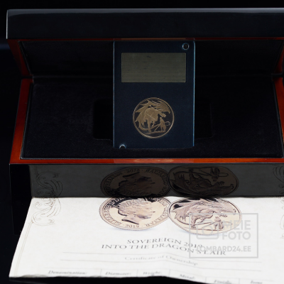 Münt Into The Dragons Lair Half Sovereign 2019 (22K)