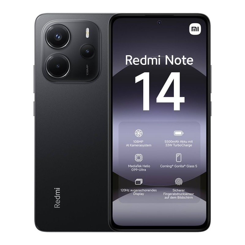Mobiiltelefon Redmi Note 14 128GB 108MP AMOLED