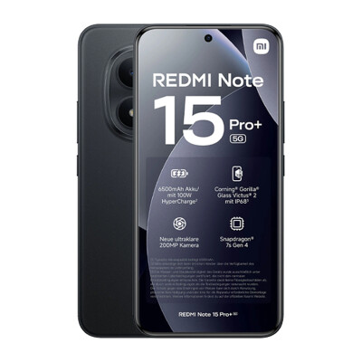Mobiiltelefon Xiaomi Redmi Note 15 Pro+ 256GB 5G 6.83" AMOLED 120Hz