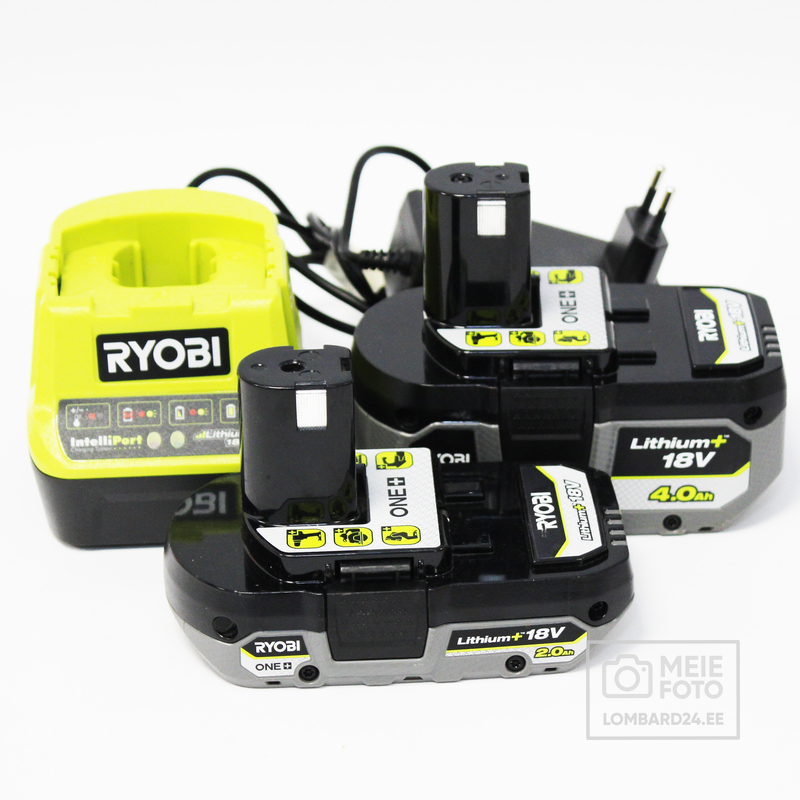 Akukomplekt Ryobi ONE+ RC18120A-242X 4.0 Ah + 2.0 Ah 18V