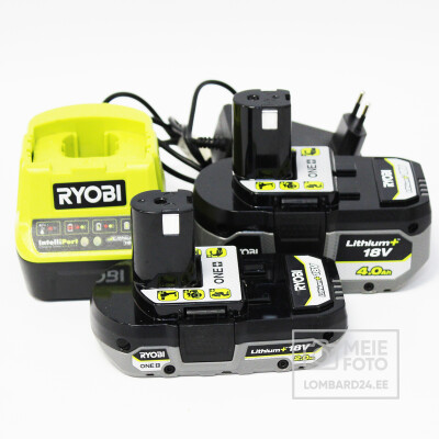 Akukomplekt Ryobi ONE+ RC18120A-242X 4.0 Ah + 2.0 Ah 18V