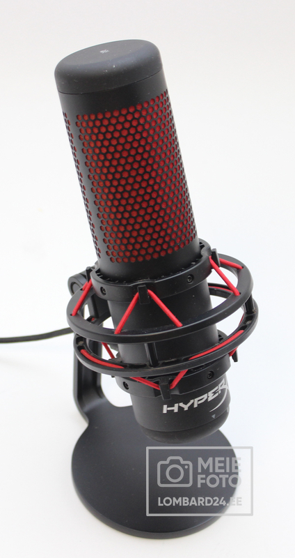 Mikrofon HyperX Quadcast S Stereo, mitme suunaga, kardioid