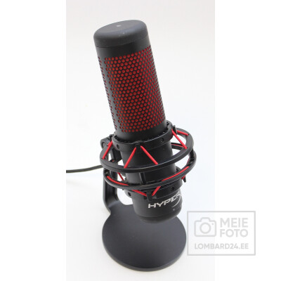 Mikrofon HyperX Quadcast S Stereo, mitme suunaga, kardioid