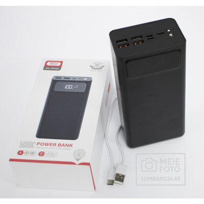 Powerbank 50000 mAh LED taskulamp