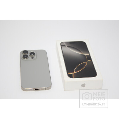 Mobiiltelefon Apple iPhone 16 Pro 256GB 6.3" 48MP