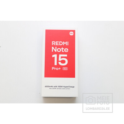 Mobiiltelefon Xiaomi Redmi Note 15 Pro plus 5g 256GB 8GB RAM