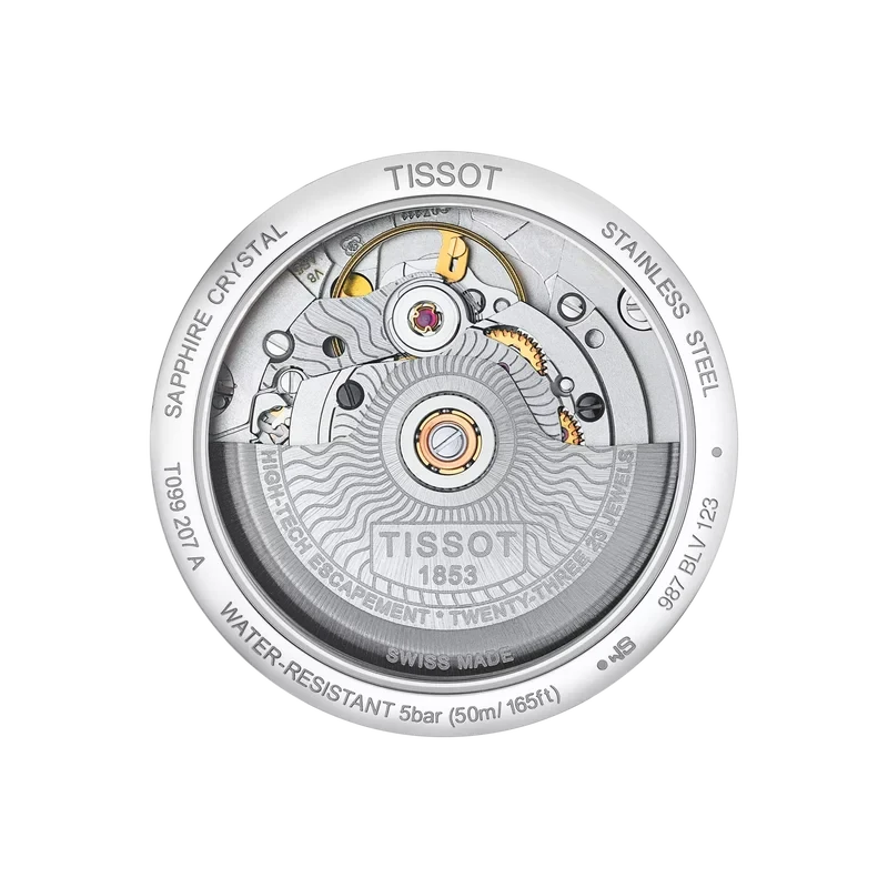 Kell Tissot Ballade Powermatic 80 COSC roostevaba teras hõbe kuld