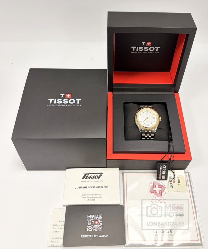 Kell Tissot Ballade Powermatic 80 COSC roostevaba teras hõbe kuld