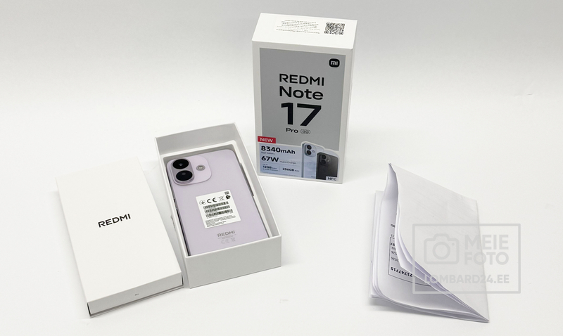 Mobiiltelefon Xiaomi Redmi Note 17 Pro 256GB Violet 6GB RAM