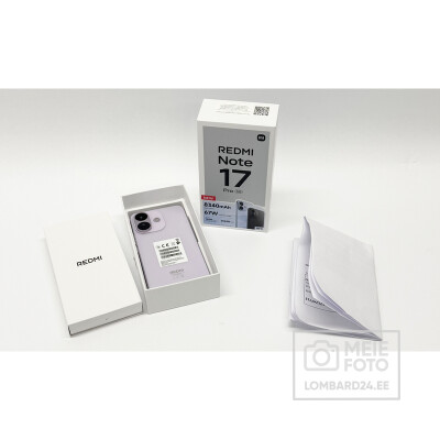 Mobiiltelefon Xiaomi Redmi Note 17 Pro 256GB Violet 6GB RAM