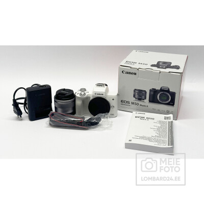 Kaamera Canon EOS M50 Mark II 24.1 MP 4K Wi-Fi