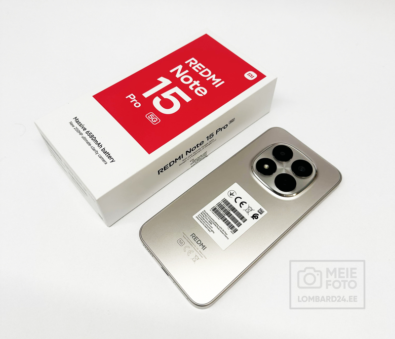 Mobiiltelefon Xiaomi Redmi Note 15 Pro 5G 256GB 8GB RAM