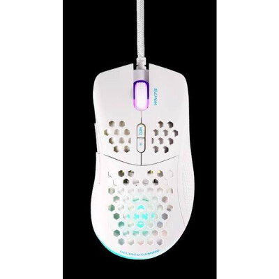 Mängurihiir Deltaco WM75 White 7 nuppu RGB