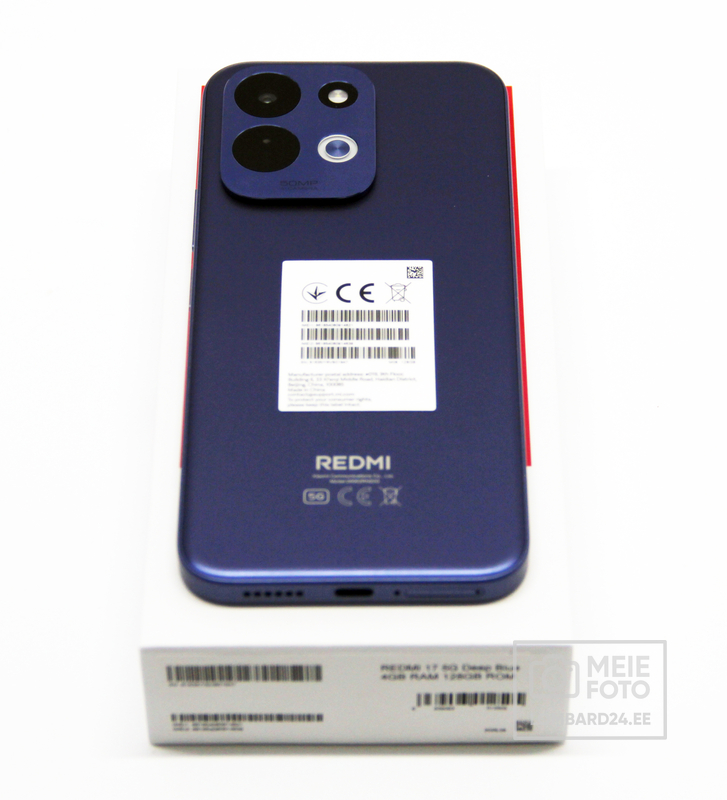 Mobiiltelefon Xiaomi Redmi 17 5G 128GB 6GB RAM